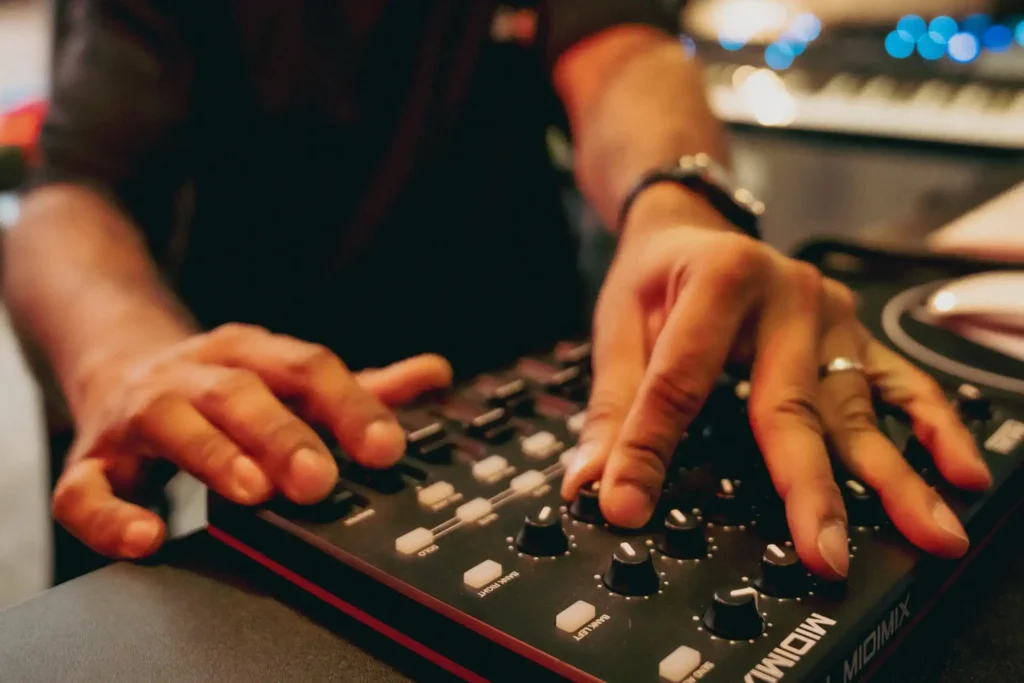 Mixing desk at That Studio Dubai